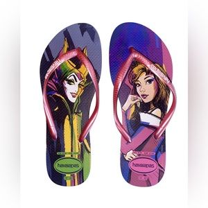 Havaianas Disney’s Sleeping Beauty Aurora/Malificent Flip Flop Women’s Size 9/10